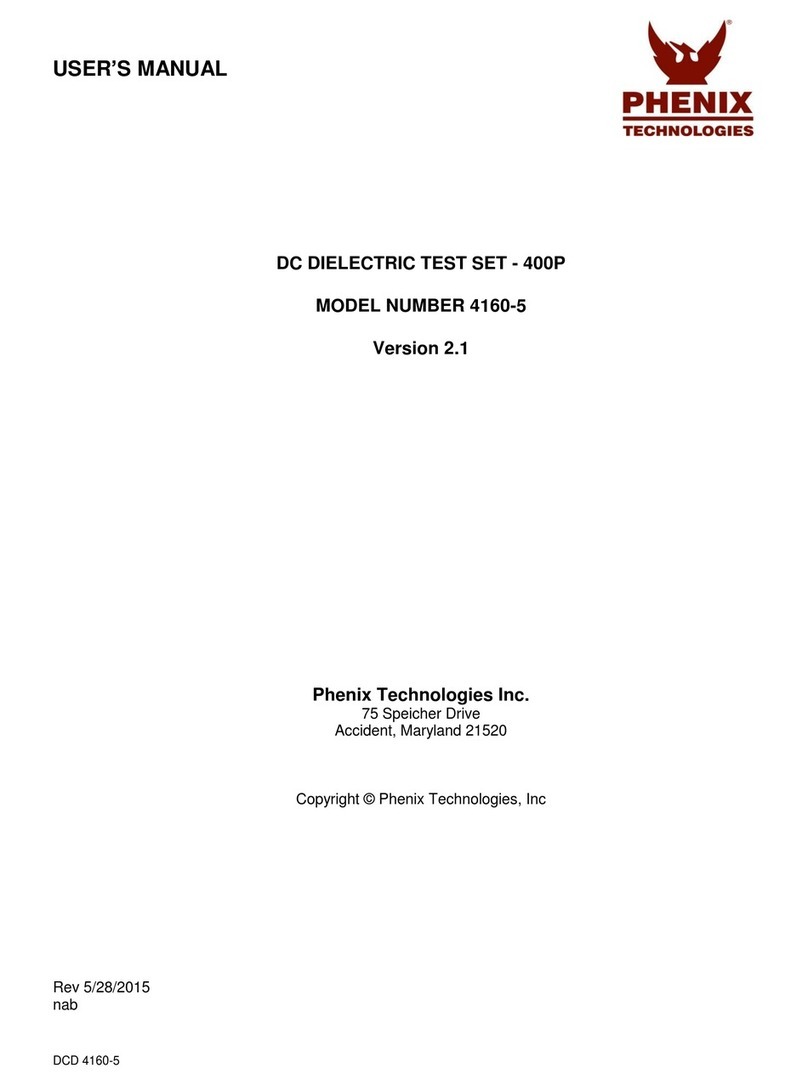 Phenix Technologies 4160-5 User manual