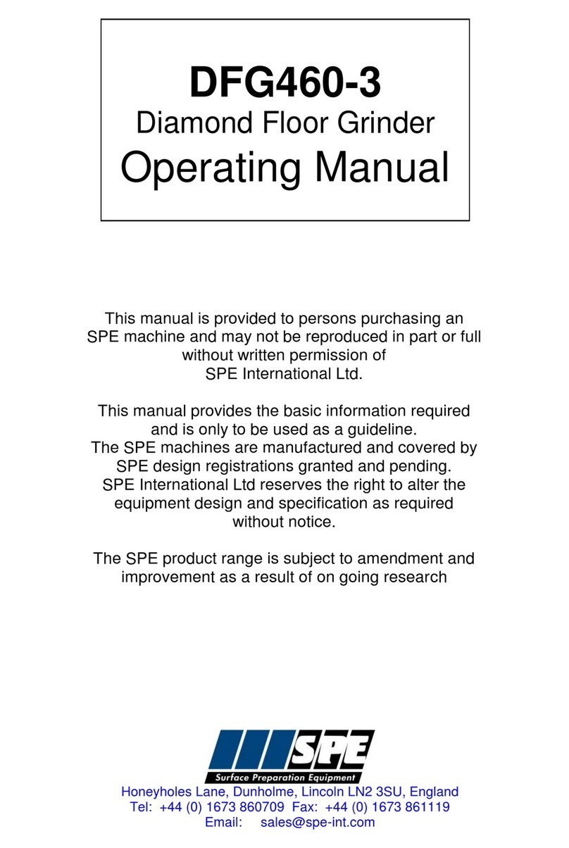 SPE DFG460 User manual