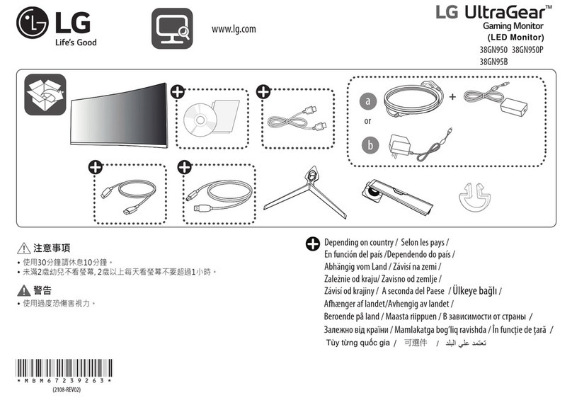 LG UltraGear 38GN950P User manual