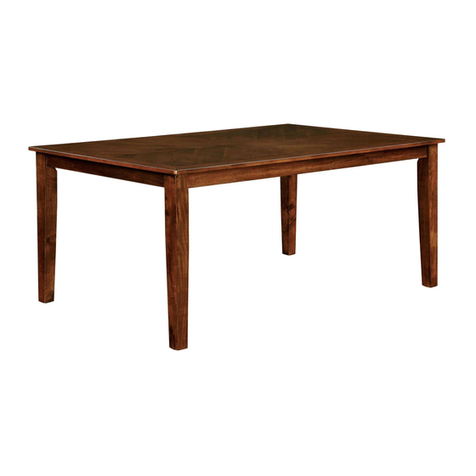 Furniture of America Hillsview CM3916T-60 Assembly instructions Furniture of America Hillsview CM3916T-60 Assembly instructions