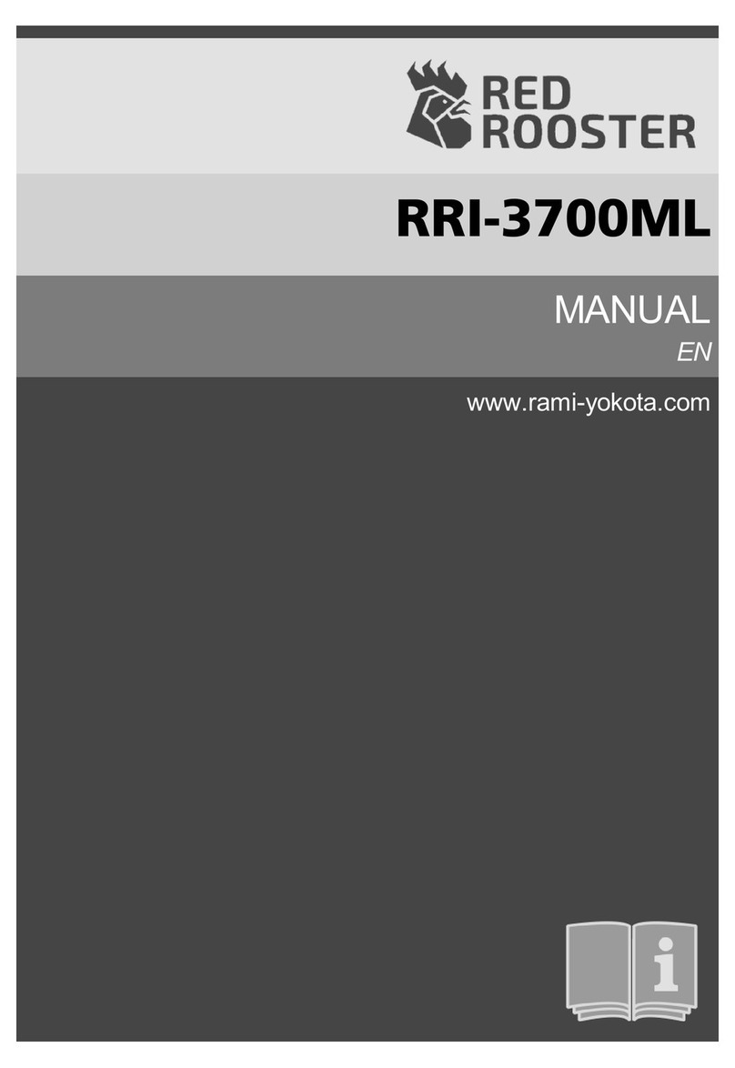 RED ROOSTER RRI-3700ML User manual