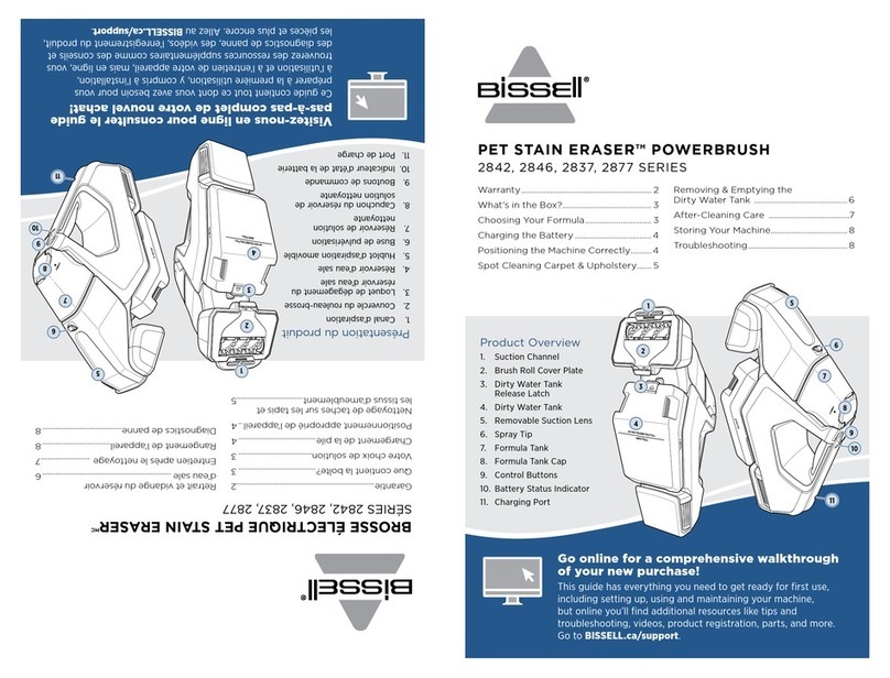 Bissell 2842 Series User manual
