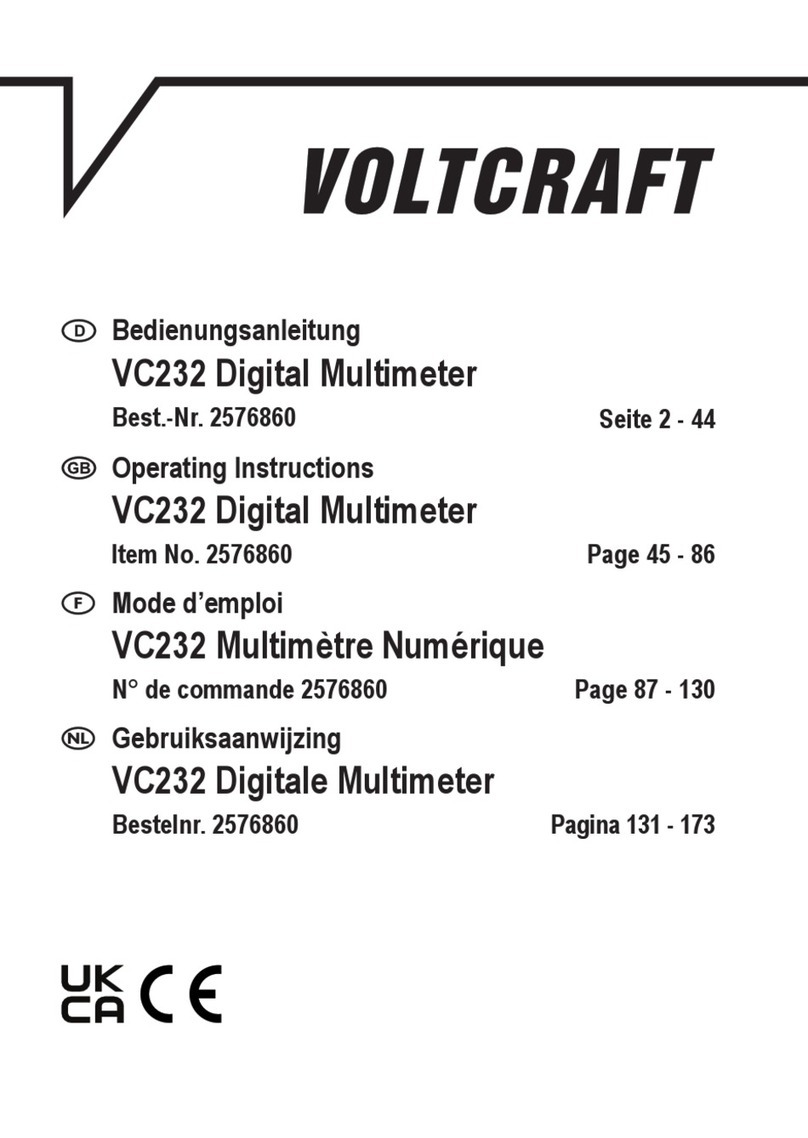 VOLTCRAFT VC232 operating instructions