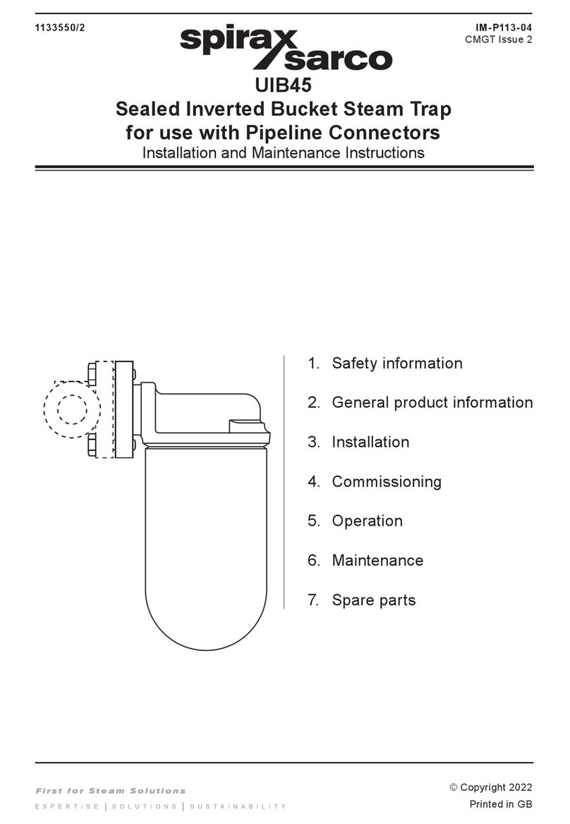 Spirax Sarco UIB45 User manual