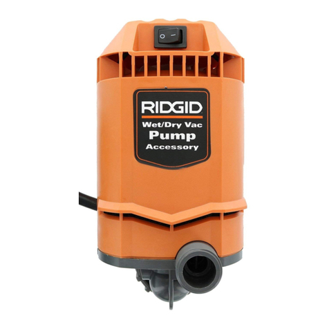 RIDGID VP2000 Operator's manual