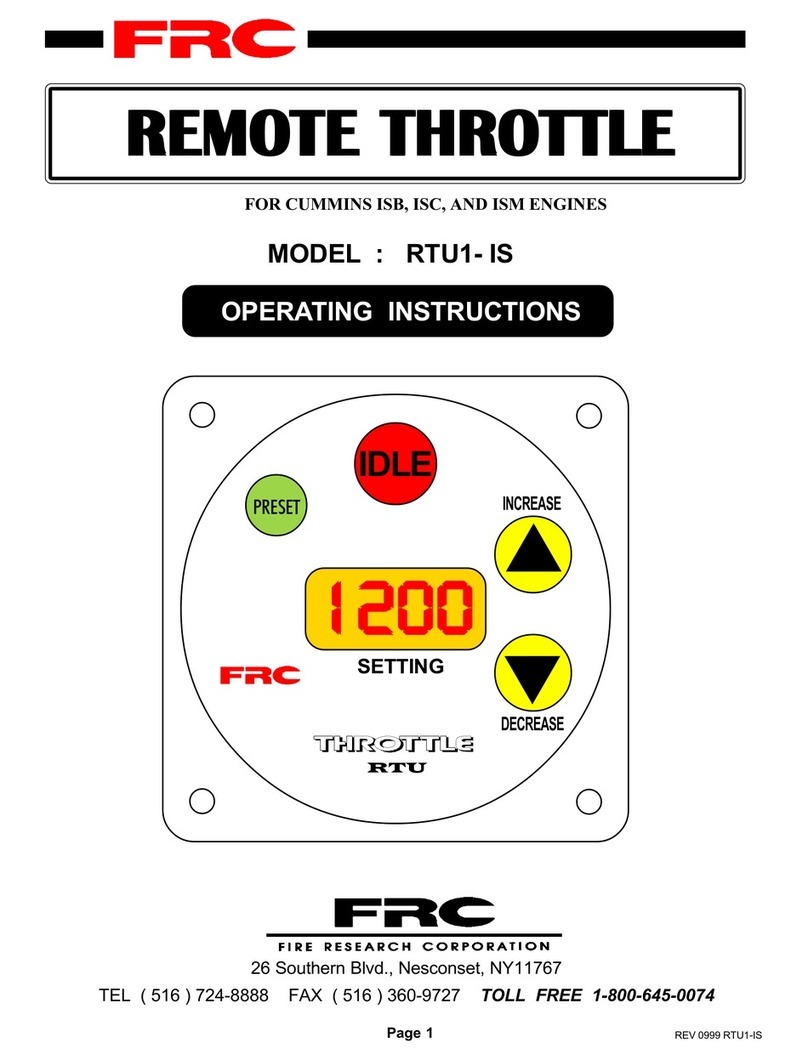 FRC RTU1-IS User manual