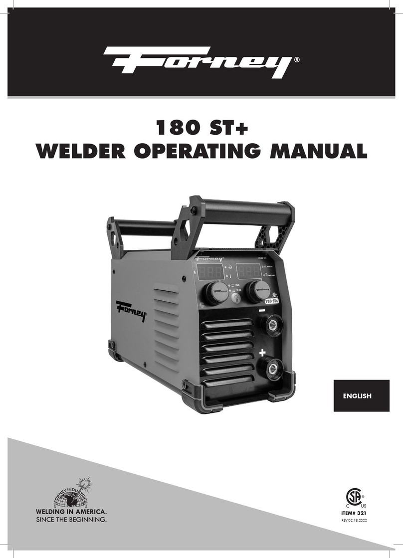Forney 180 ST+ User manual