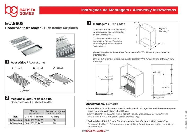 Bg EC.9608.600 Assembly instructions