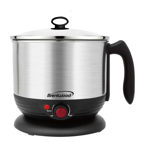 Brentwood Appliances HP-3013BK Operating and safety instructions