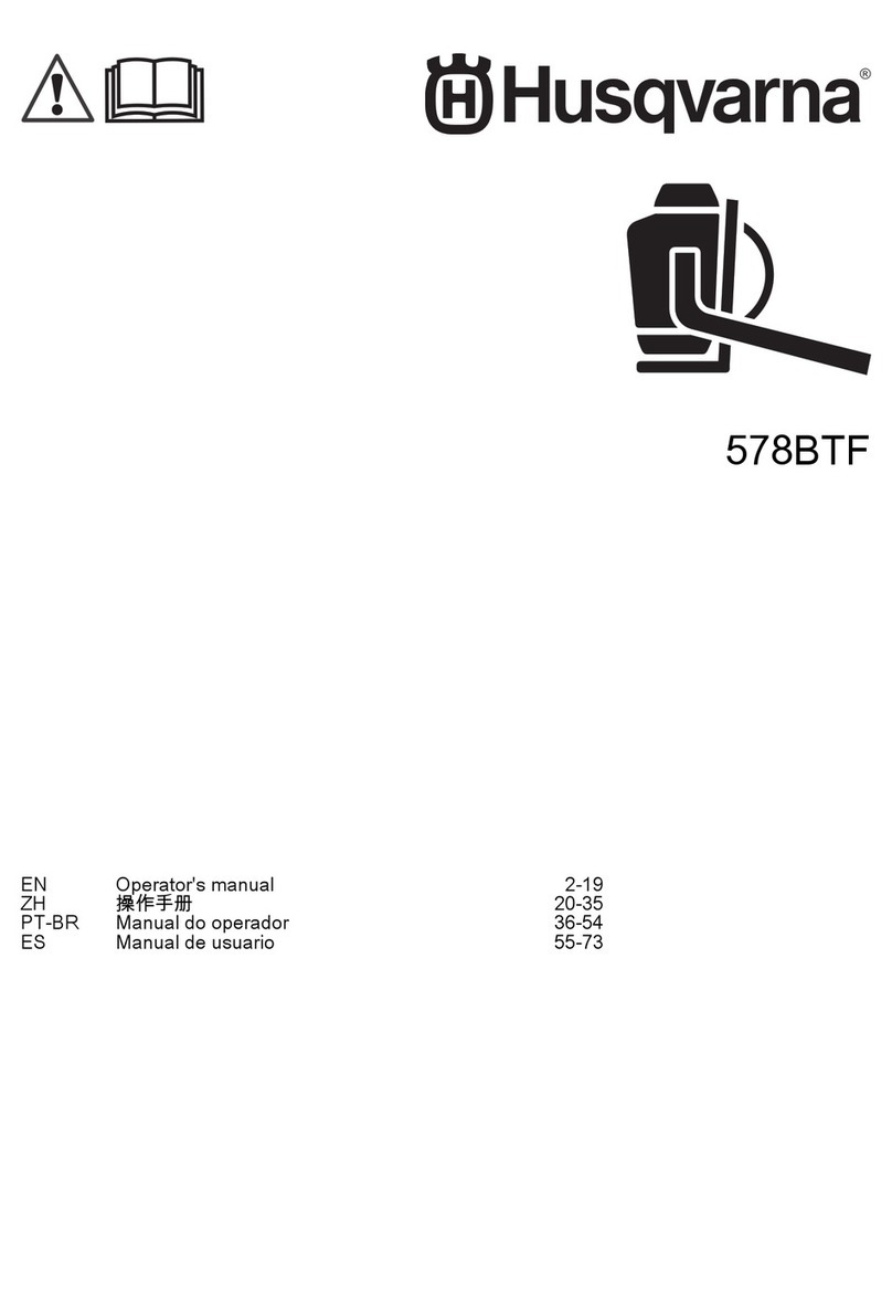 Husqvarna 578BTF Operator's manual