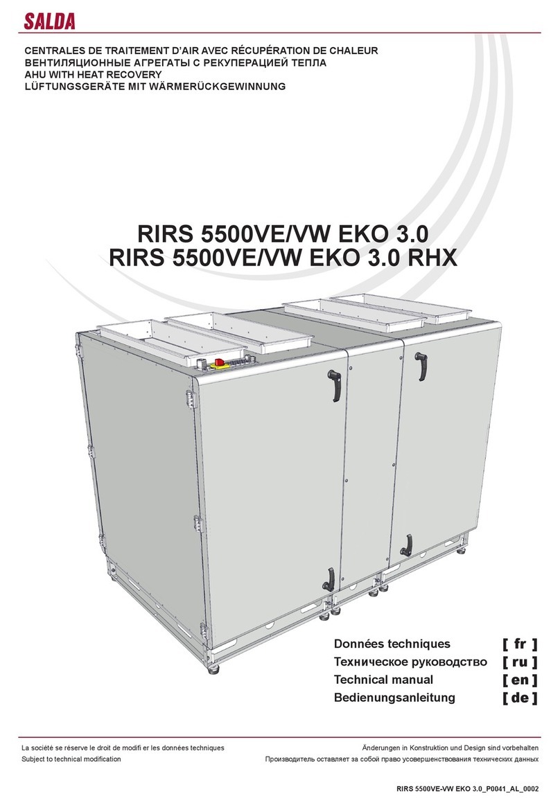 Salda RIRS 5500VE/VW EKO 3.0 Technical manual