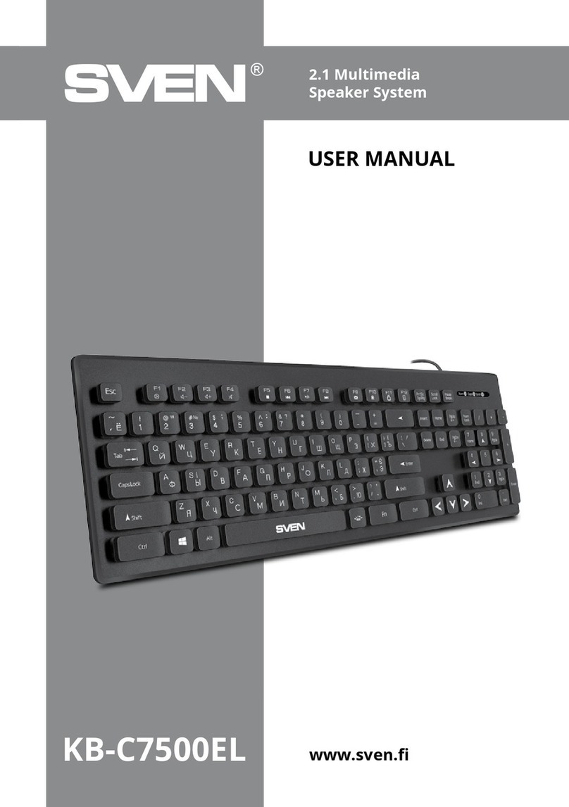 Sven KB-C7500EL User manual