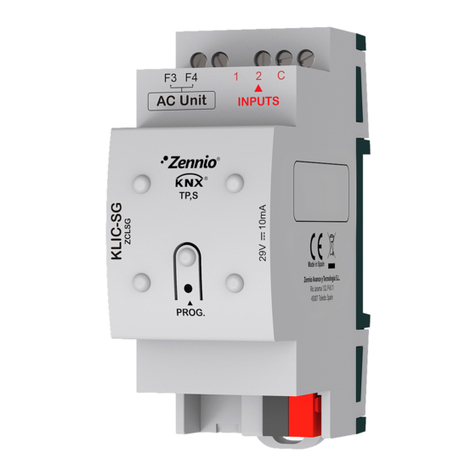 Zennio KLIC-SG User manual