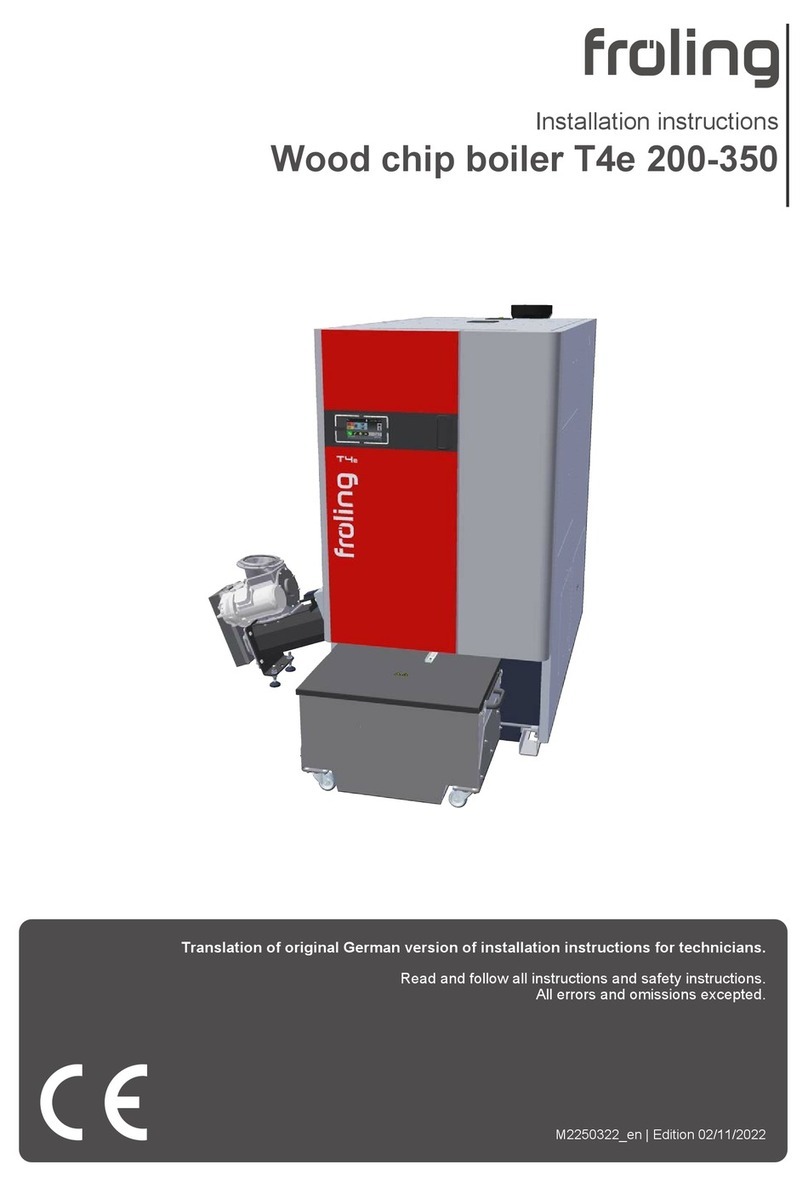 Fröling T4e 200 installation instructions