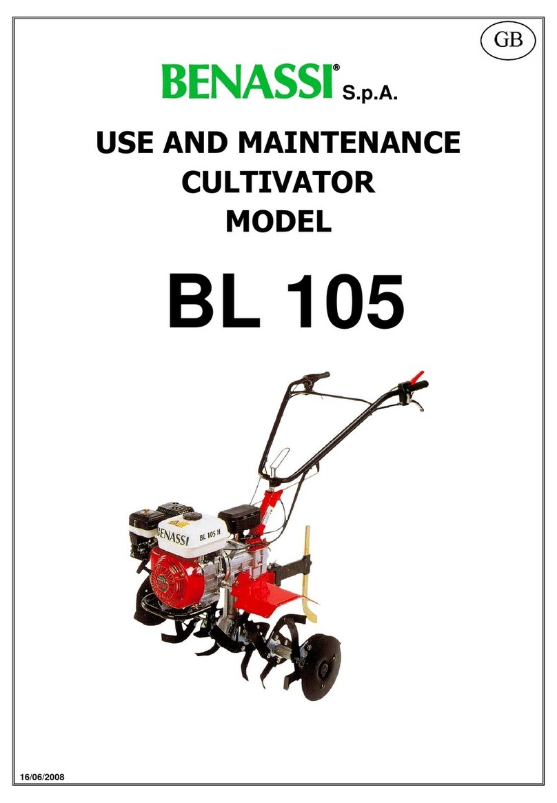 Benassi BL 105 User guide