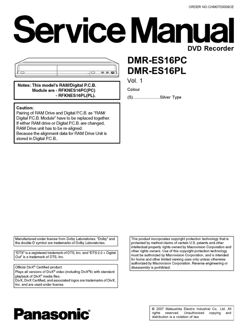 Panasonic DMR-ES16PC User manual Panasonic DMR-ES16PC User manual