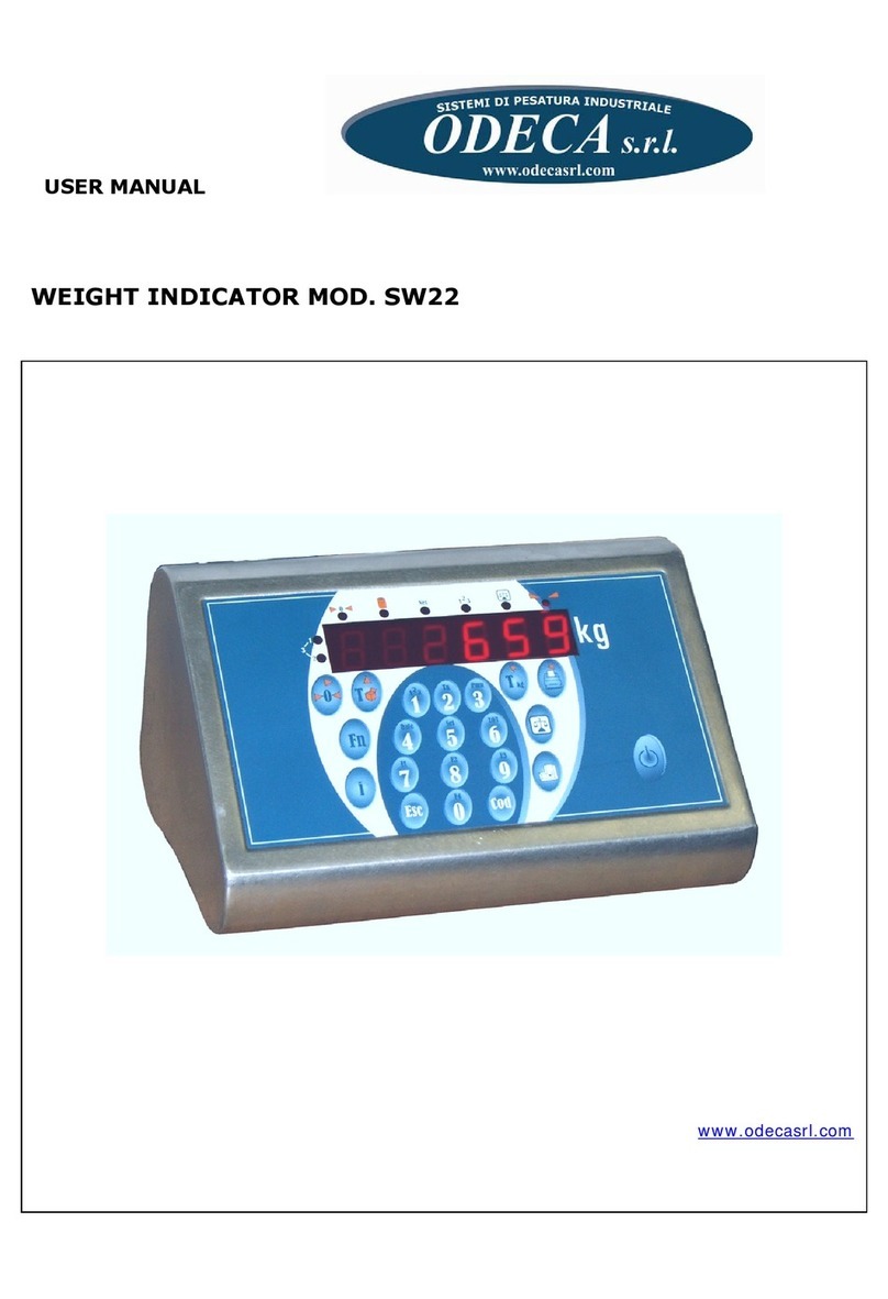 Odeca SW22 user manual