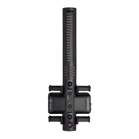 Zoom MicTrak M3 Operation manual