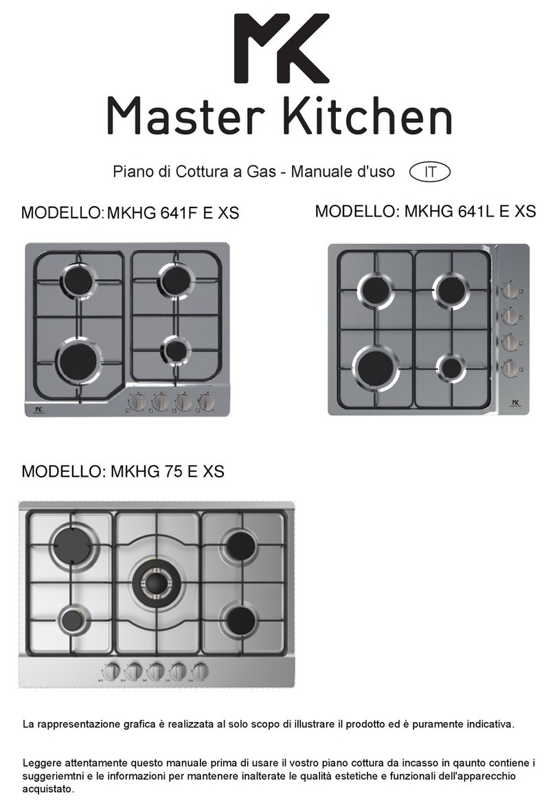 MASTER KITCHEN MKHG 641F E XS user manual