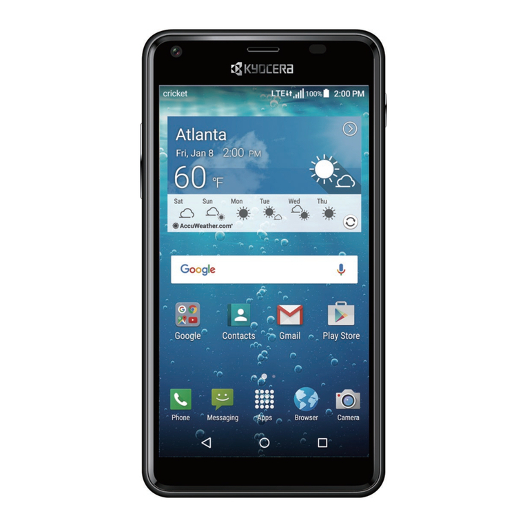 Kyocera Hydro user manual