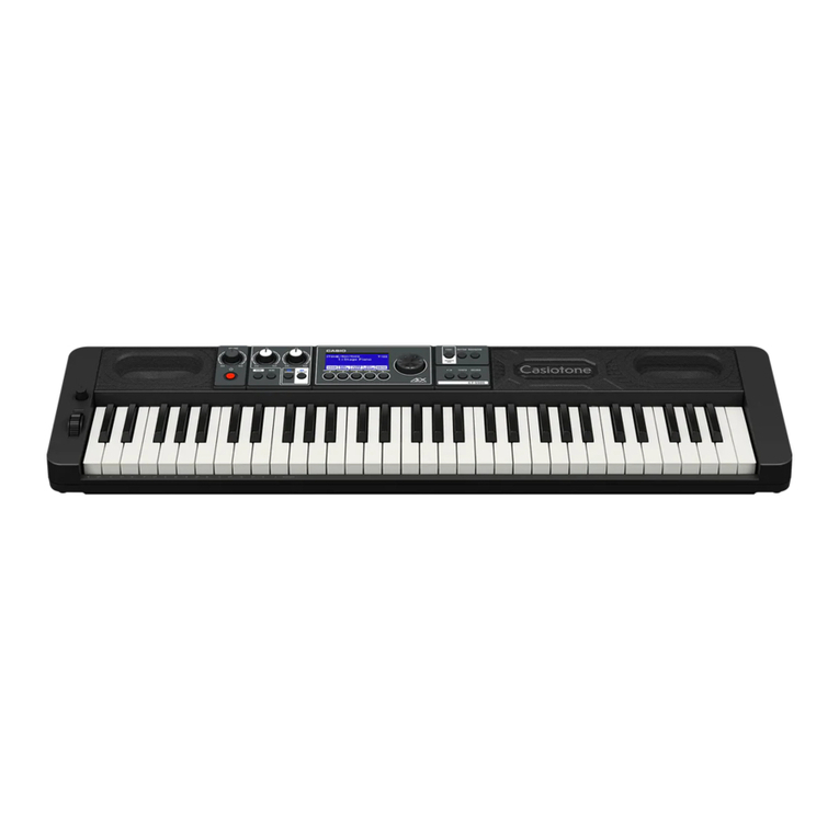 Casio CT-S500 User manual