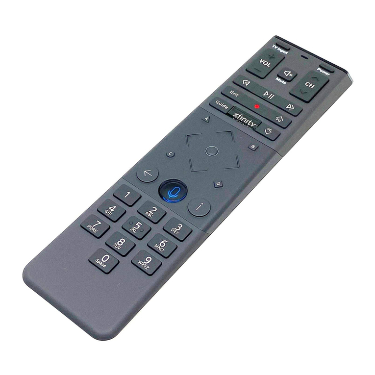 Comcast Voice Remote user manual