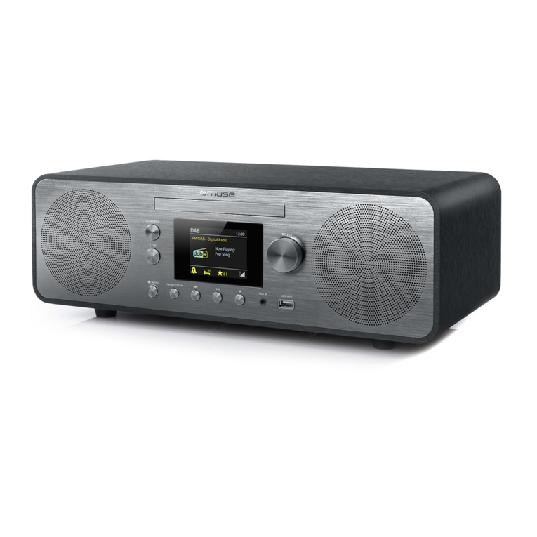 Muse M-885 DBT User manual
