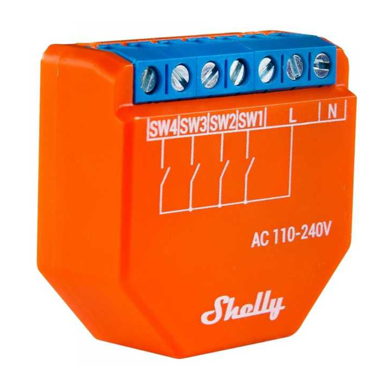 Shelly PLUS I4 user manual