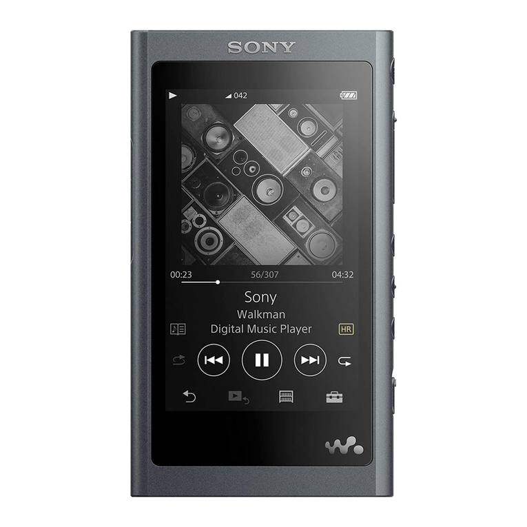 Sony WALKMAN NW-A55L User manual