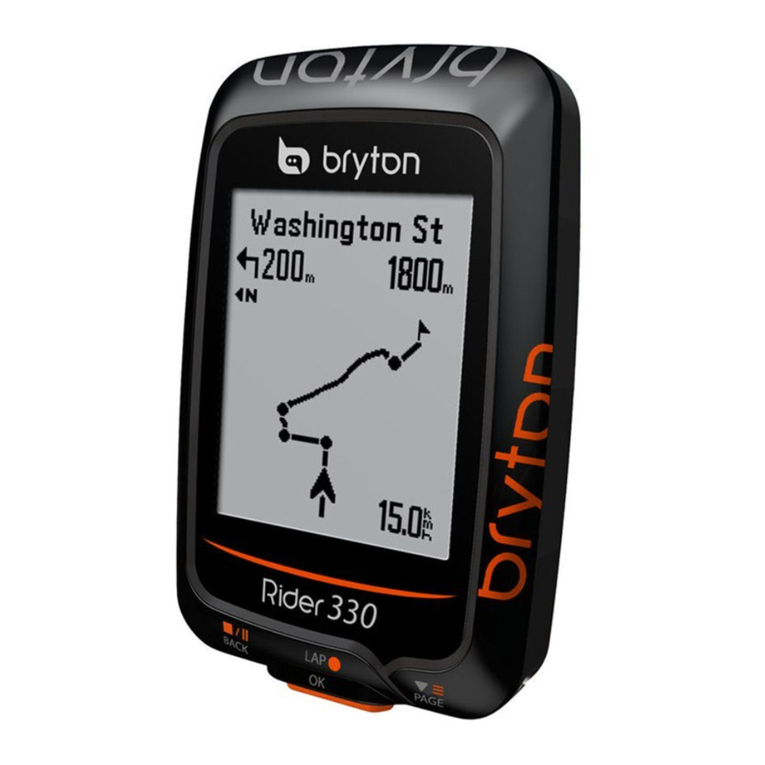 Bryton Rider quick start guide