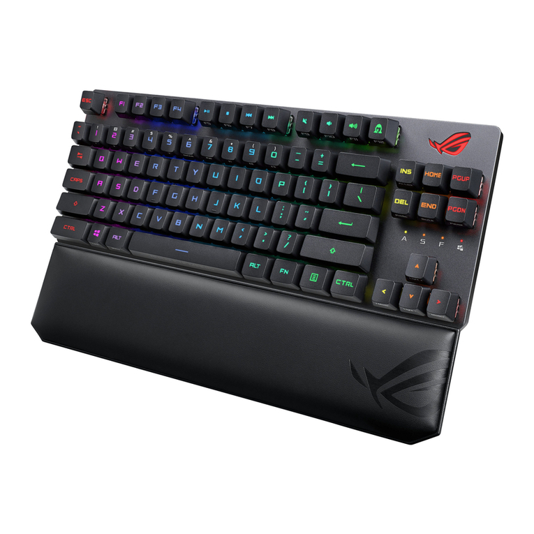Asus ROG Strix Scope RX TKL Wireless Deluxe quick start guide