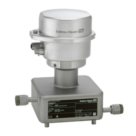Endress+Hauser Proline Cubemass C 100 HART User manual