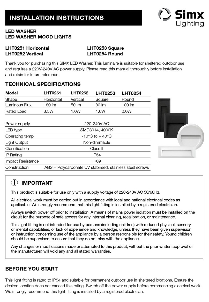 Simx Lighting LHT0251 User manual