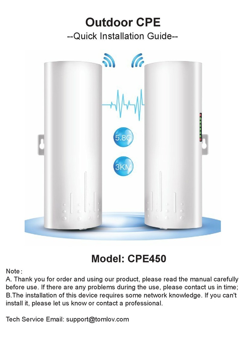 UeeVii CPE450 Quick installation guide