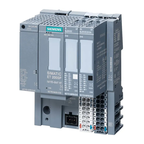 Siemens SIMATIC ET 200SP operating instructions