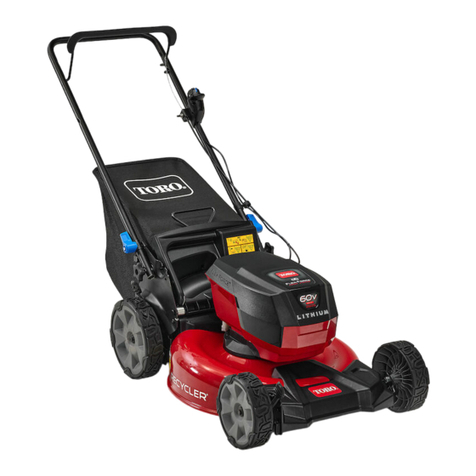 Toro Flex-Force Power System 60V MAX 21in Recycler... User manual