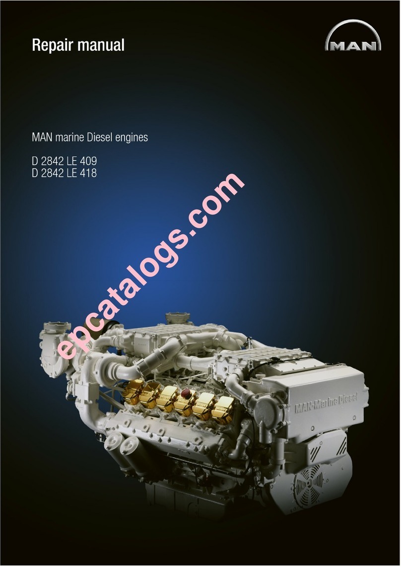 Man D 2842 LE 409 Operating instructions