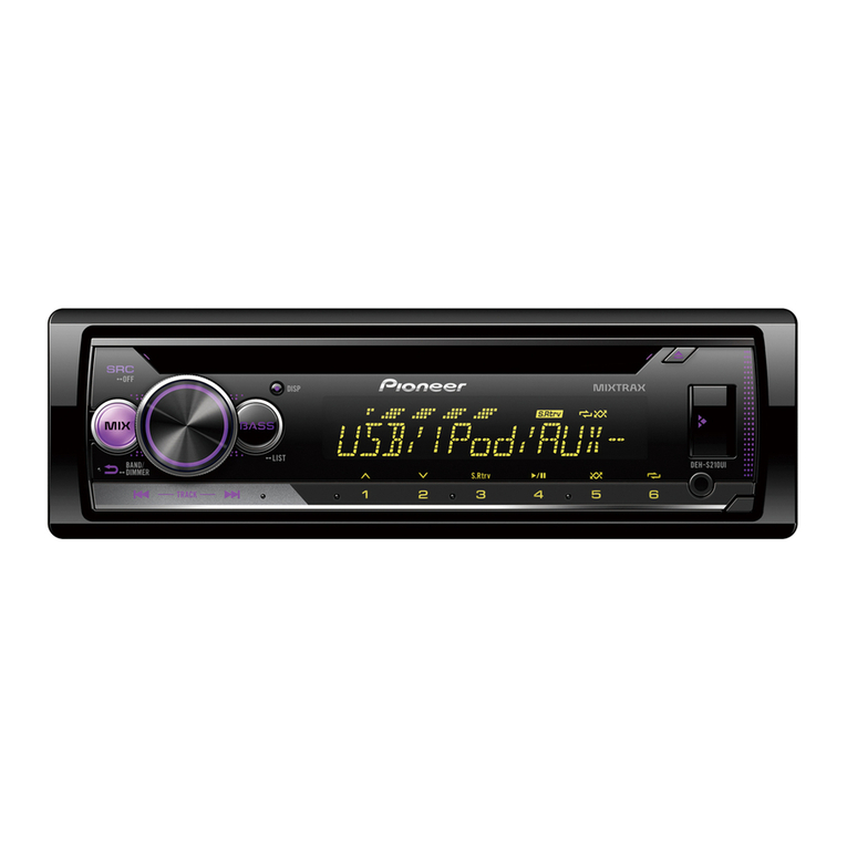 Pioneer DEH-S210UI quick start guide