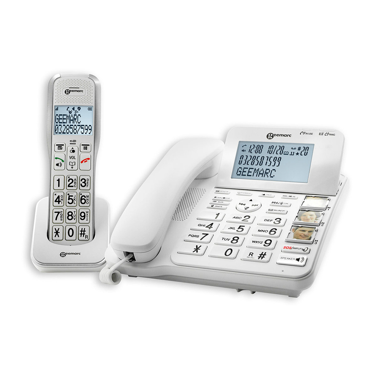 Geemarc AMPLIDECT COMBI 595 user manual