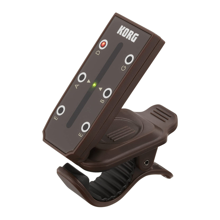 Korg HeadTune HT-G1 User manual