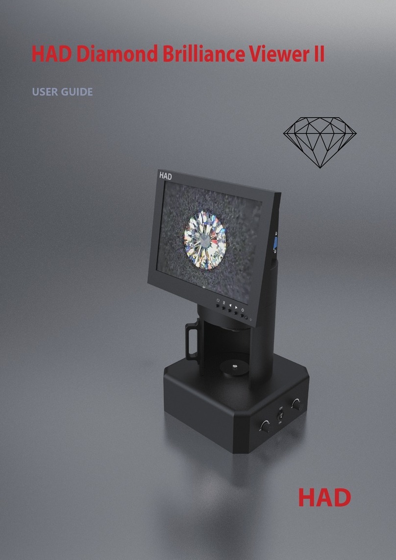 HAD Diamond Brilliance Viewer II User manual