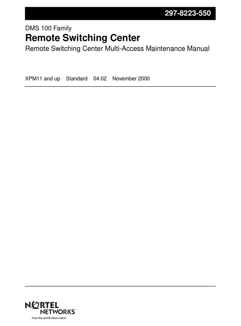Nortel DMS-100 Series User manual