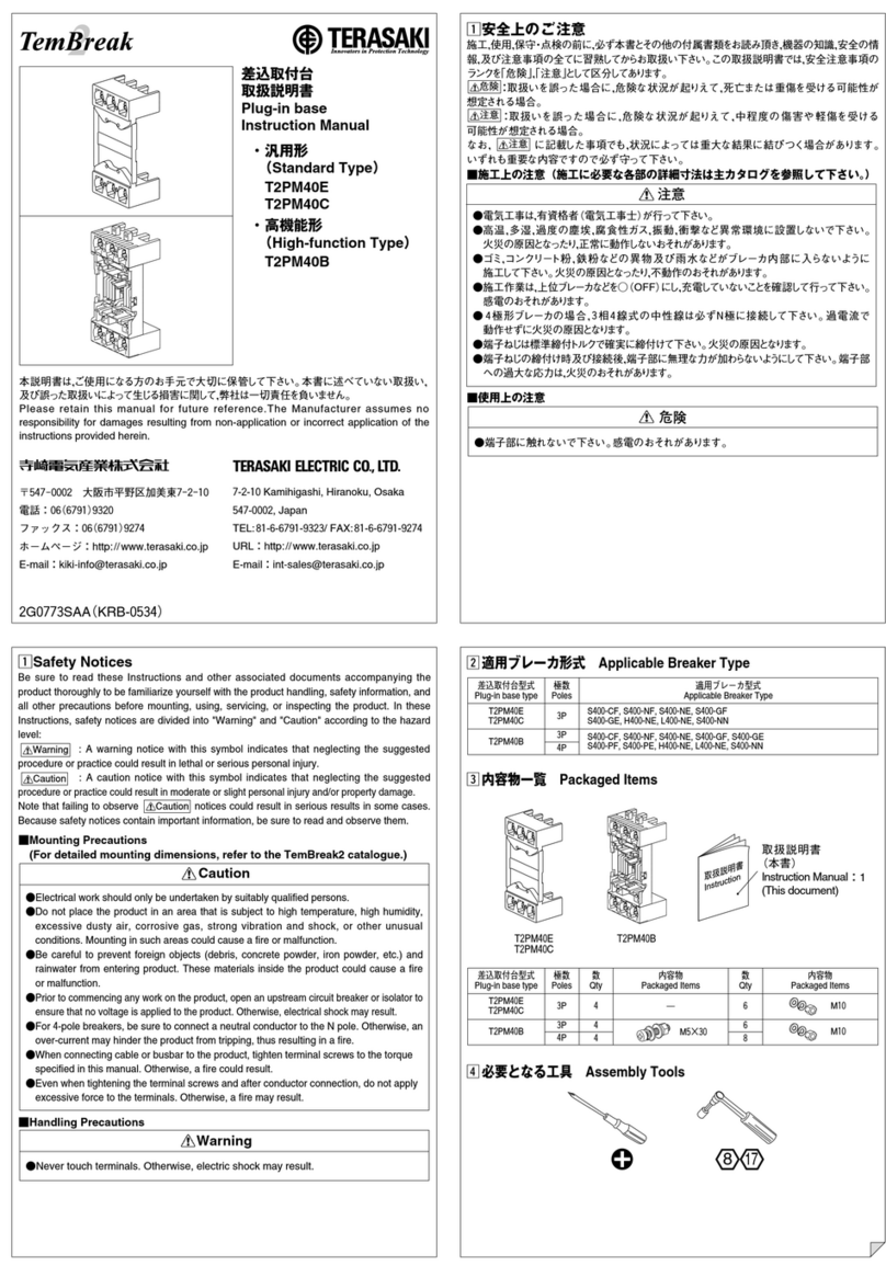 TERASAKI TemBreak 2 User manual