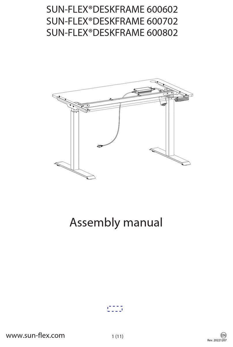 SUNFLEX DESKFRAME 600602 User manual SUNFLEX DESKFRAME 600602 User manual