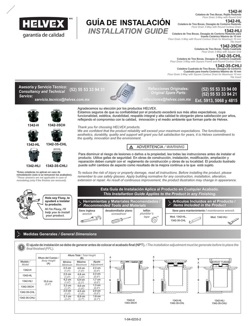Helvex 1342-H User manual