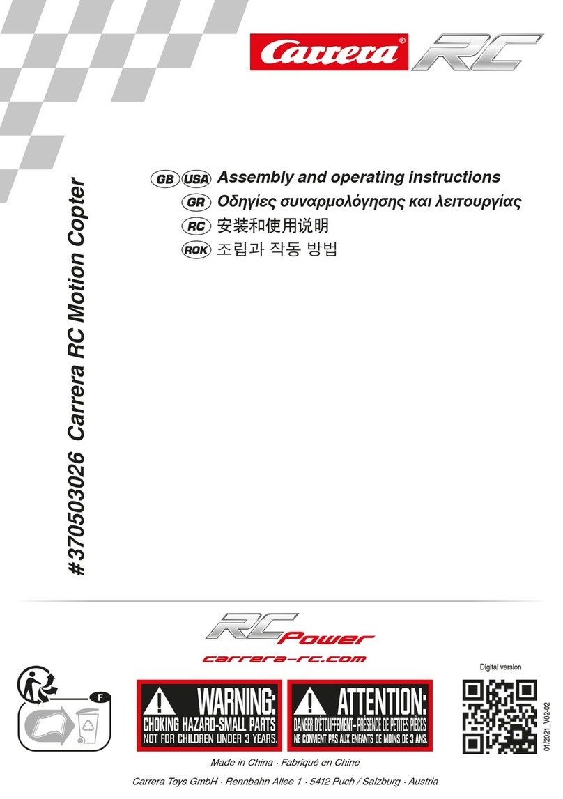 Carrera RC RC POWER 370503026 Assembly and operating instructions