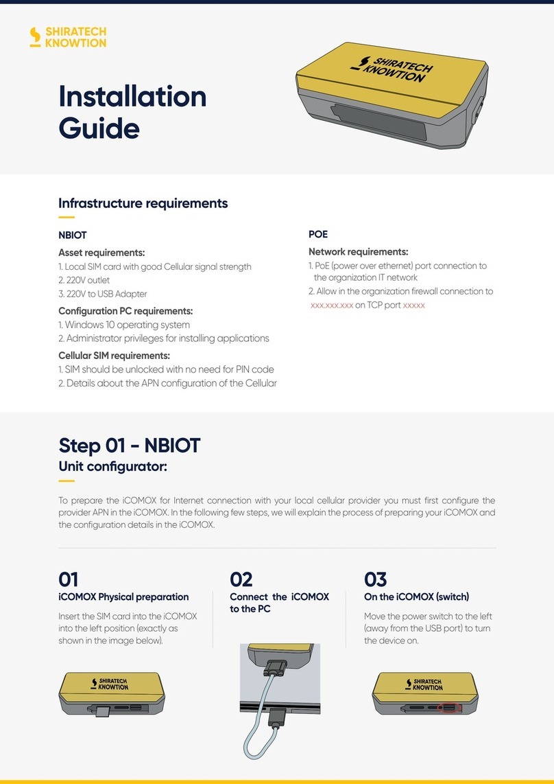 Shiratech iCOMOX installation guide