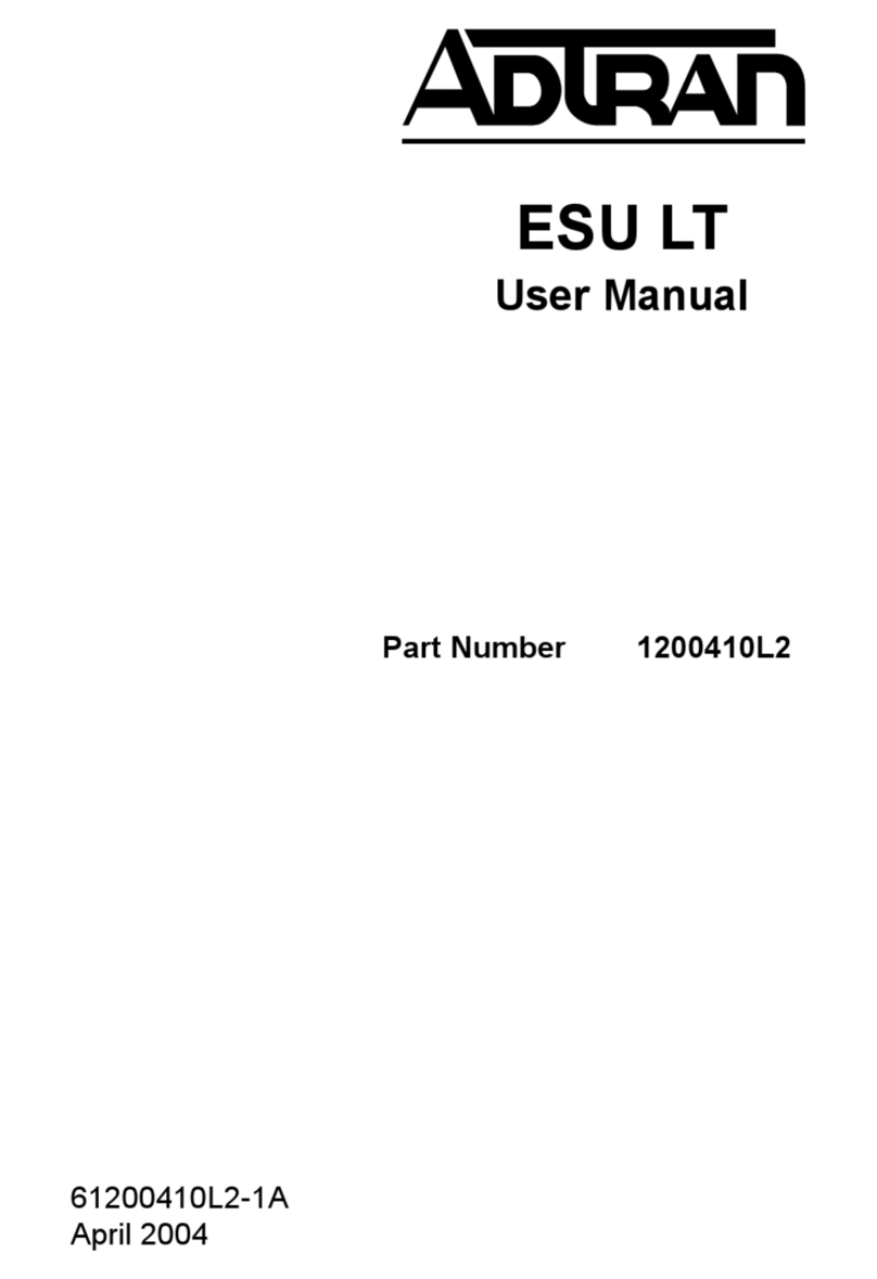 ADTRAN ESU LT user manual