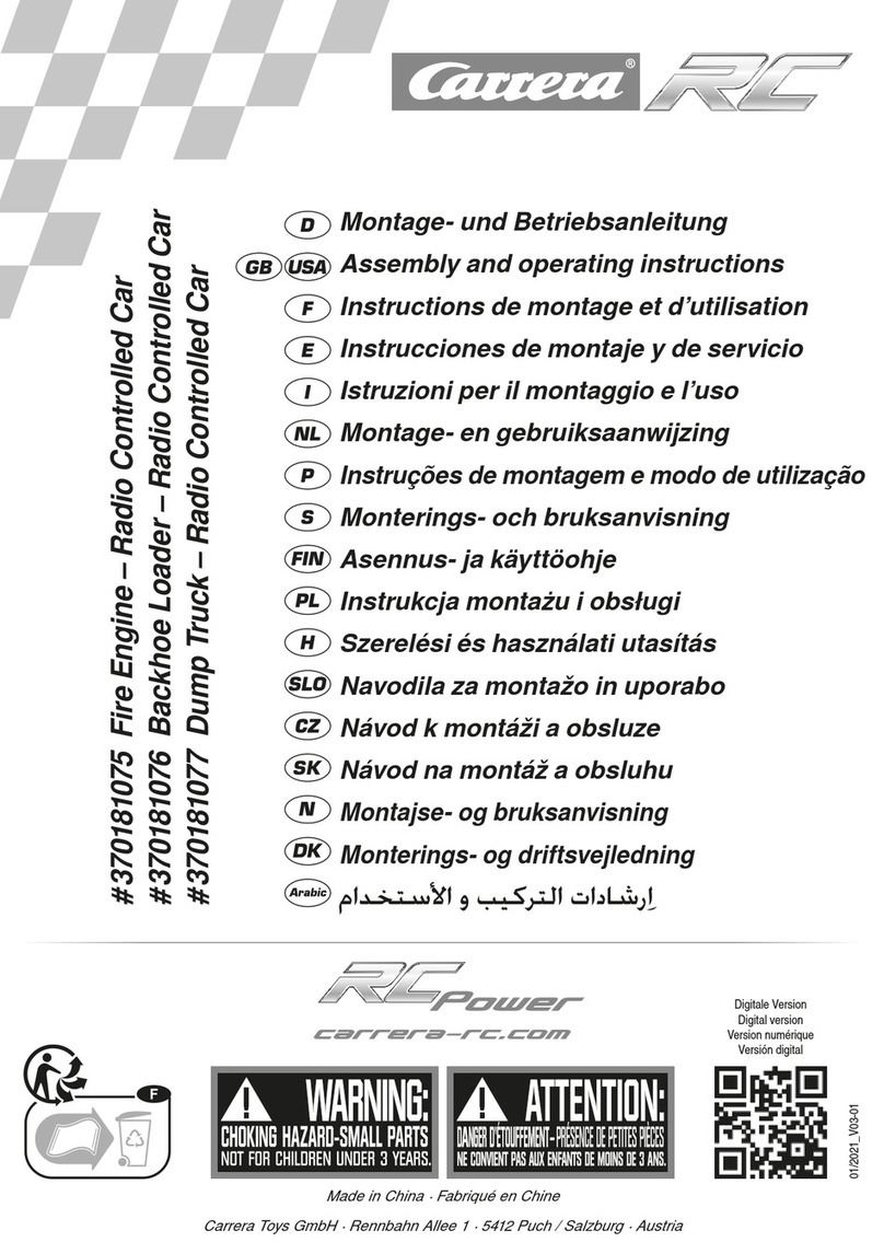 Carrera RC RC POWER Fire Engine User manual