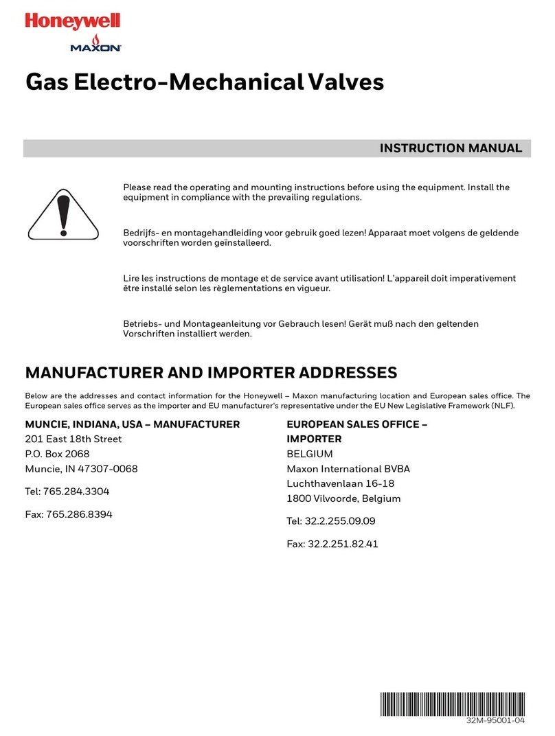Honeywell Maxon SMA11 User manual